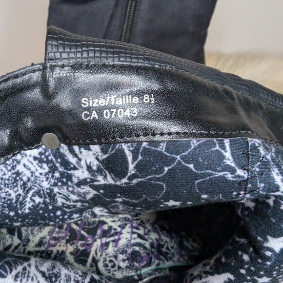 Blowfish Black Kay-Kay Vegan / Cruelty Free Ankle Booties | Side Zip | 8.5 - Picture 9 of 11